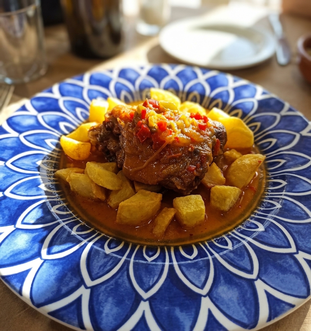 Carne guisada con patatas